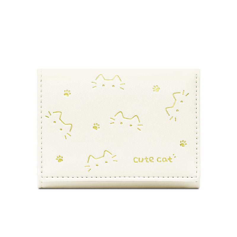 New Short Folding Small Wallet Women's Niche