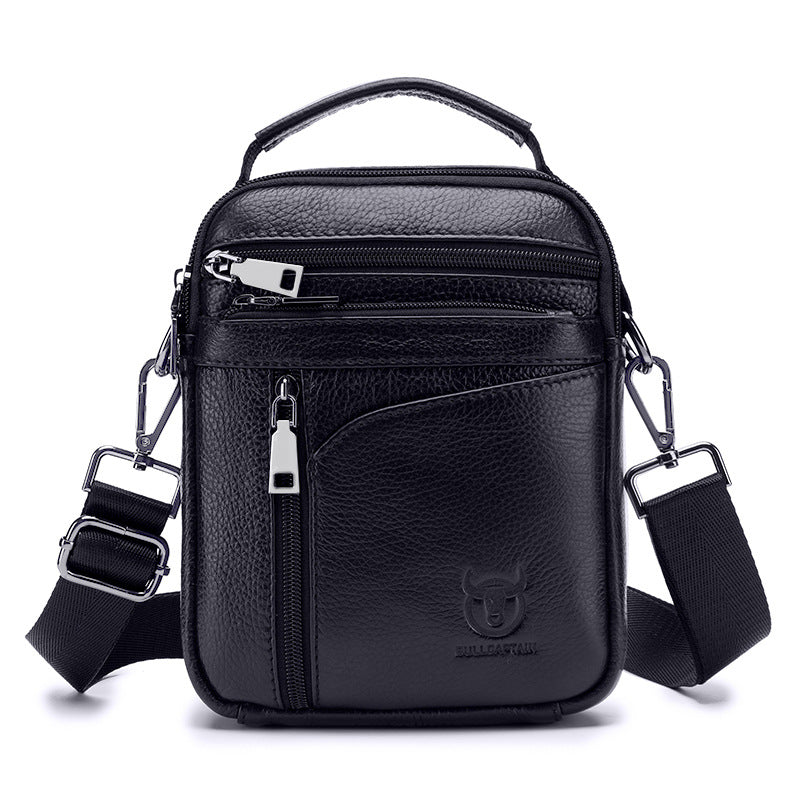 Men's Leather Business Casual Shoulder Messenger Bag