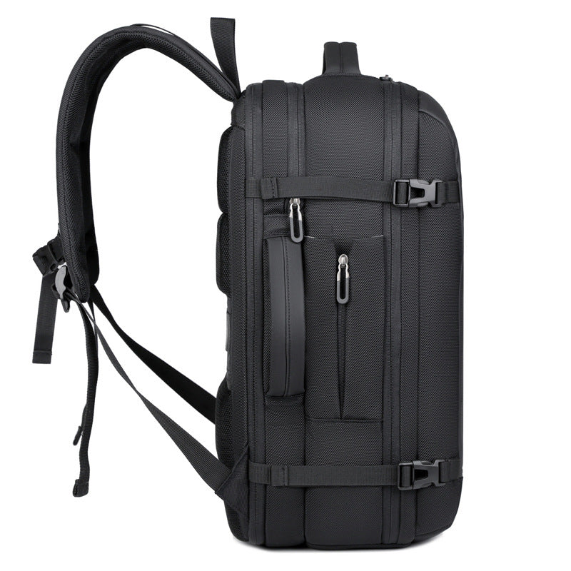 Business Commute Large Capacity Scalable Waterproof Computer Backpack