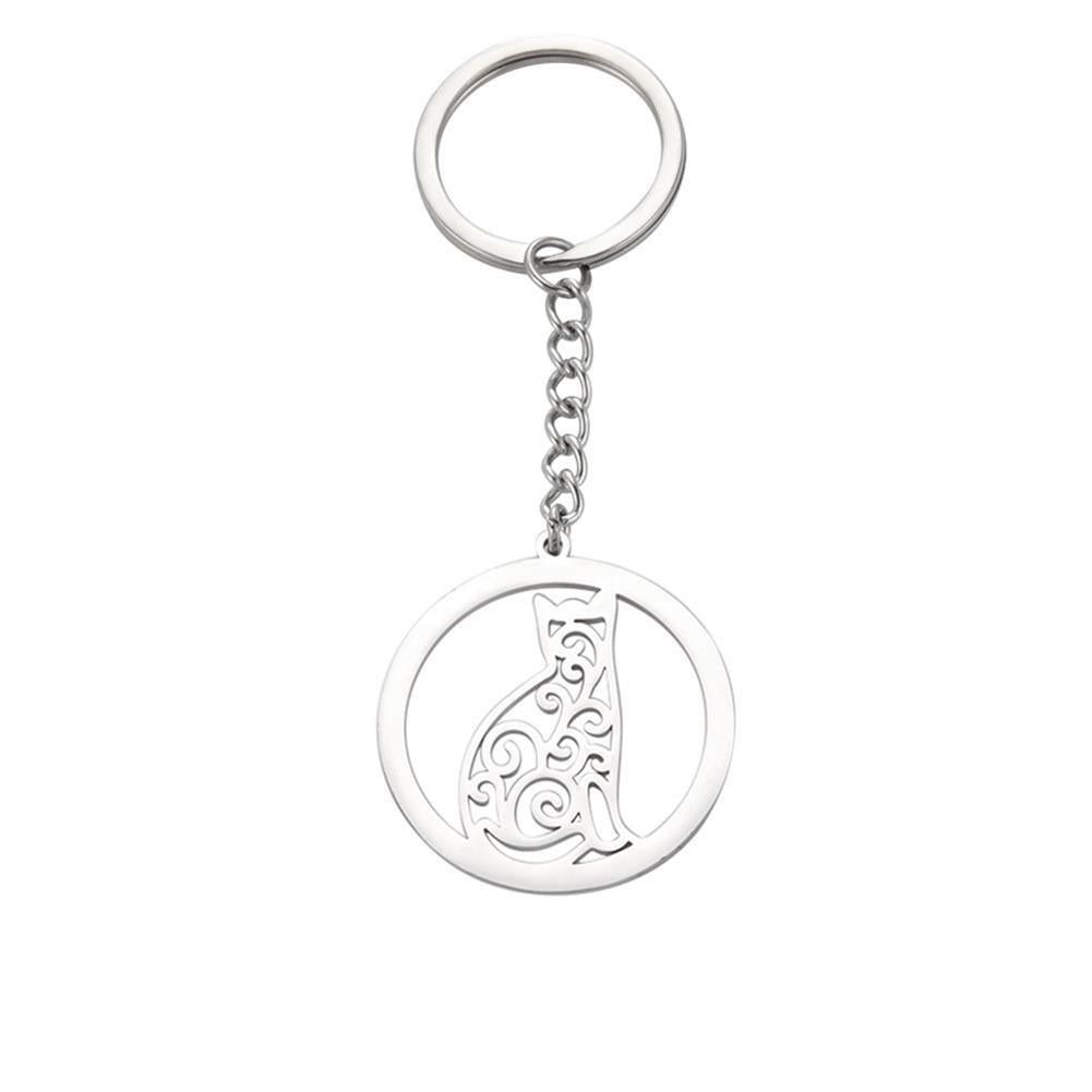 Men's And Women's Stainless Steel Key Chain