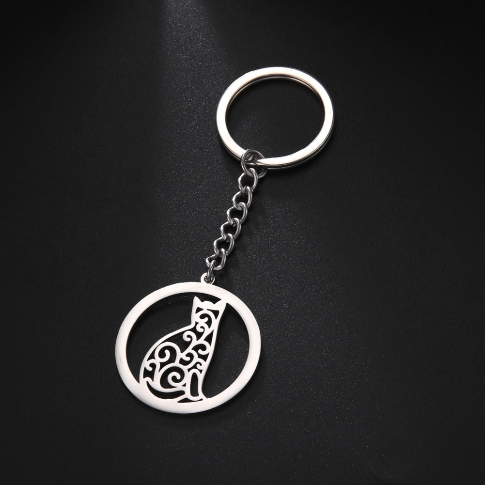 Men's And Women's Stainless Steel Key Chain