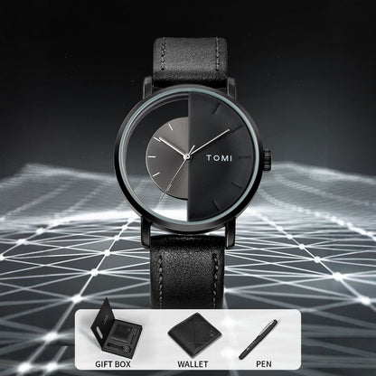 Men's Business Wallet Quartz Watch Set