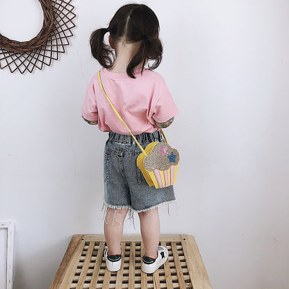 Fashion ice cream PU girl change fashion bag