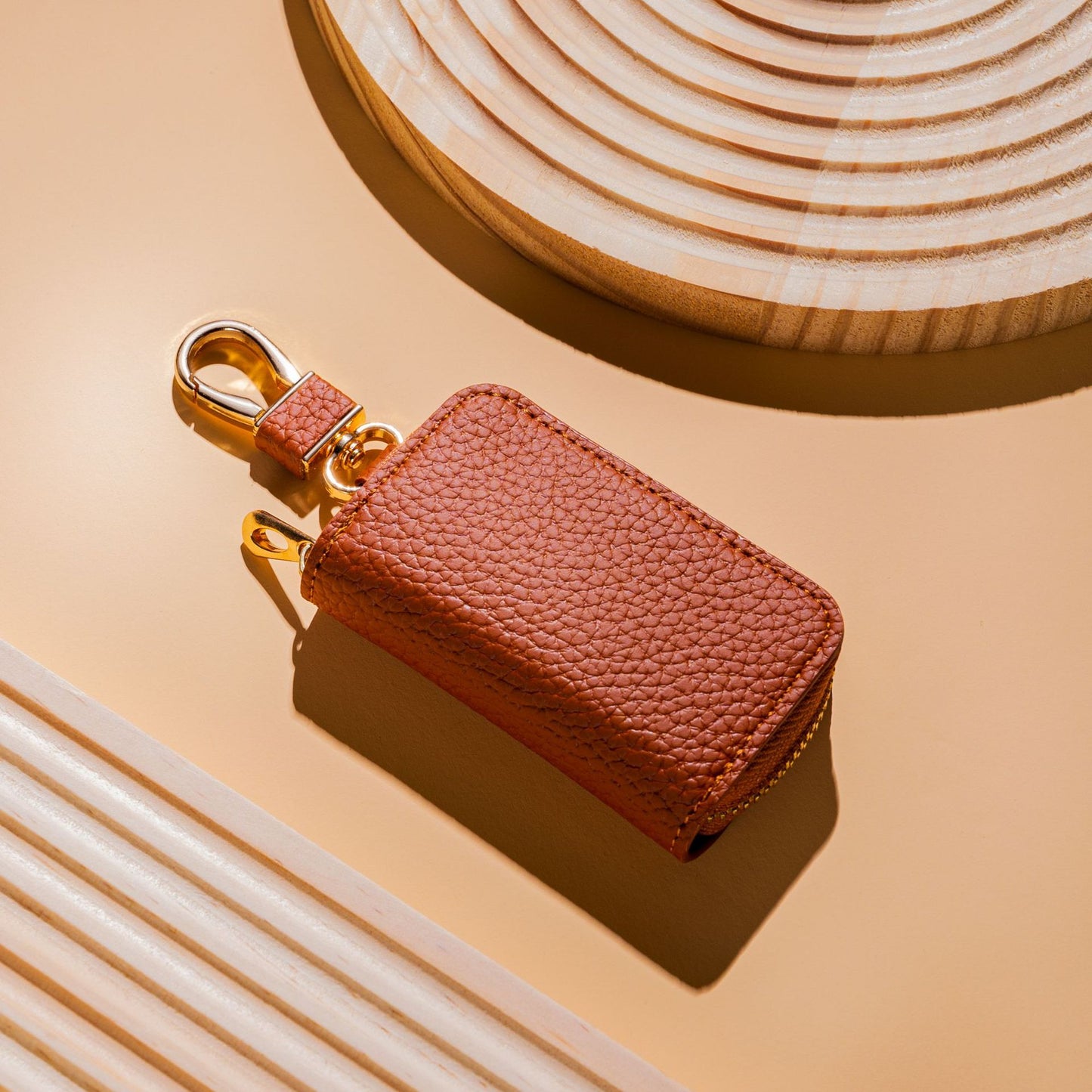 Fashion Litchi Pattern Car Key Case