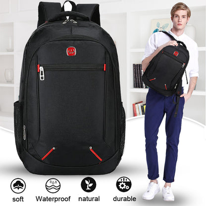 Men's Waterproof Backpack For Sports, Work, Leisure, School Bag