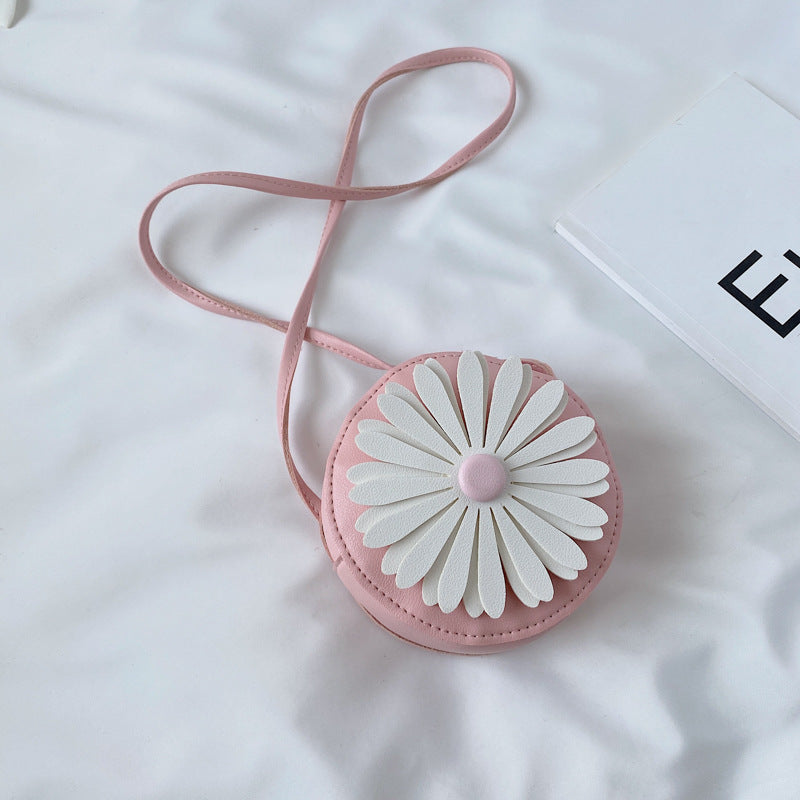 Flower shoulder bag children's coin purse