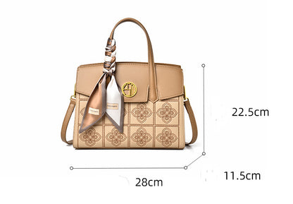 Embroidered Silk Scarf New Crossbody Bag Women