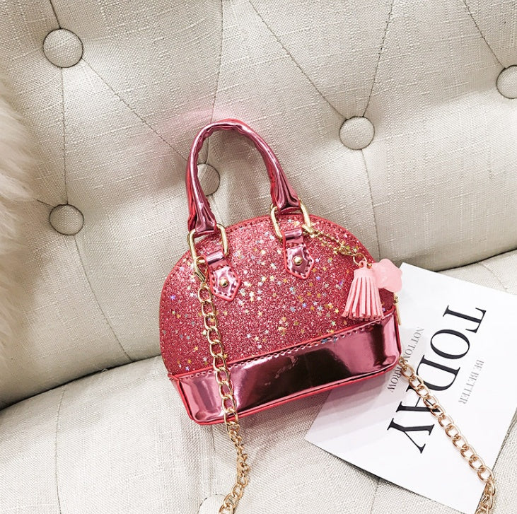 Mini Cute Shell Shoulder Bag Kids All-Match Key Coin Purse Cartoon Lovely Messenger Bag little girls present