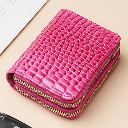 Large Capacity Card Sleeve Zipper Coin Purse For Women