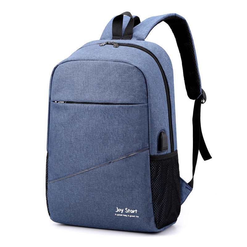 Men's Commuter Schoolbag Men's College Student Men's Large Capacity Oxford