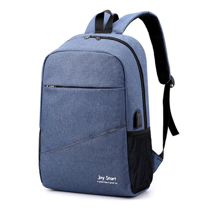 Men's Commuter Schoolbag Men's College Student Men's Large Capacity Oxford