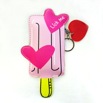 Korea cute popsicle ice cream Mini Purse beverage creative children change bag hand bag