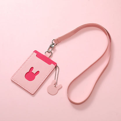 Handmade Diy Cartoon Cute Card Holder Pu