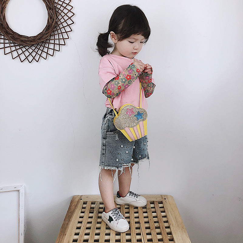 Fashion ice cream PU girl change fashion bag
