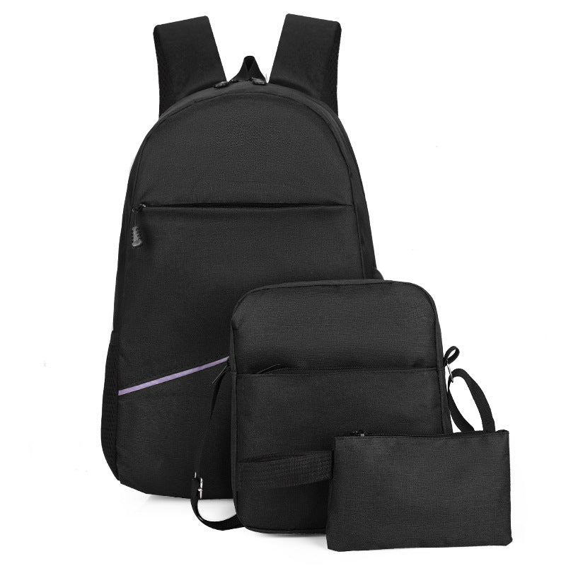 Men's Commuter Schoolbag Men's College Student Men's Large Capacity Oxford