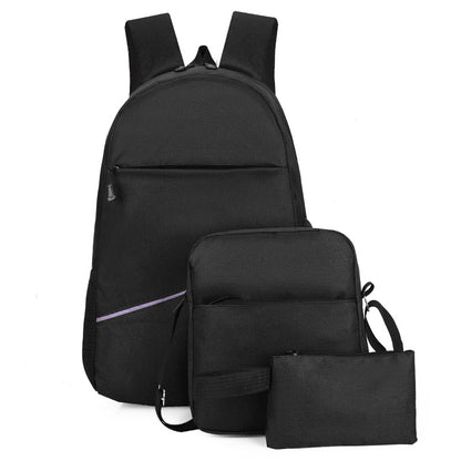 Men's Commuter Schoolbag Men's College Student Men's Large Capacity Oxford