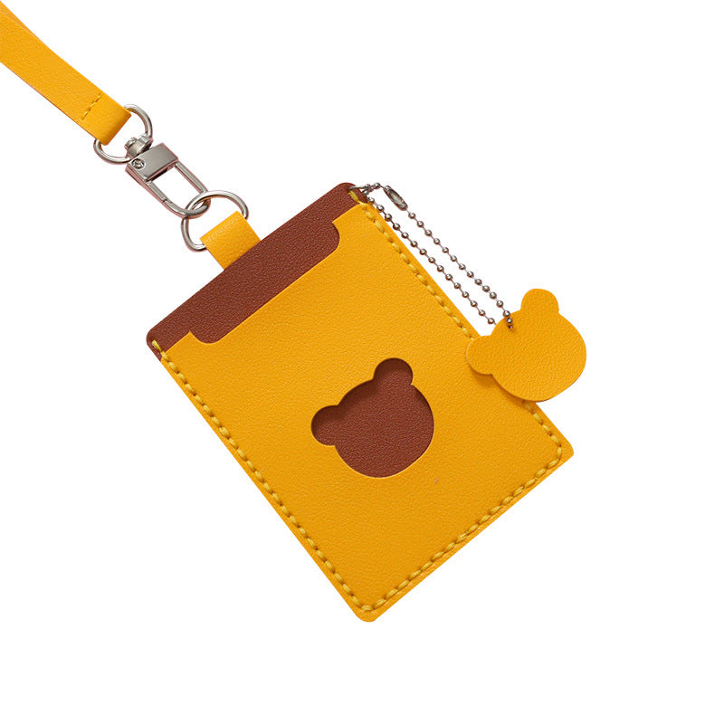 Handmade Diy Cartoon Cute Card Holder Pu