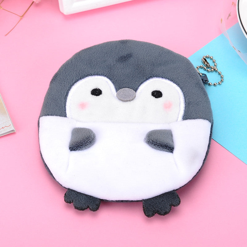 Penguin Plush Coin Purse Data Cable Pack