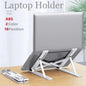 New High Quality Laptop Stand - Adjustable Portable Laptop Stand For Desk - Fold able Plastic Non-slip Stand For Laptop And Tablet Mobile Adjustable Height Folding Holder Solid With Anti Slip Rubber Grips