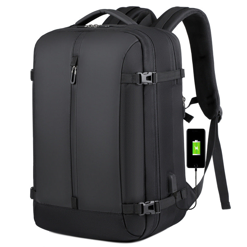 Business Commute Large Capacity Scalable Waterproof Computer Backpack