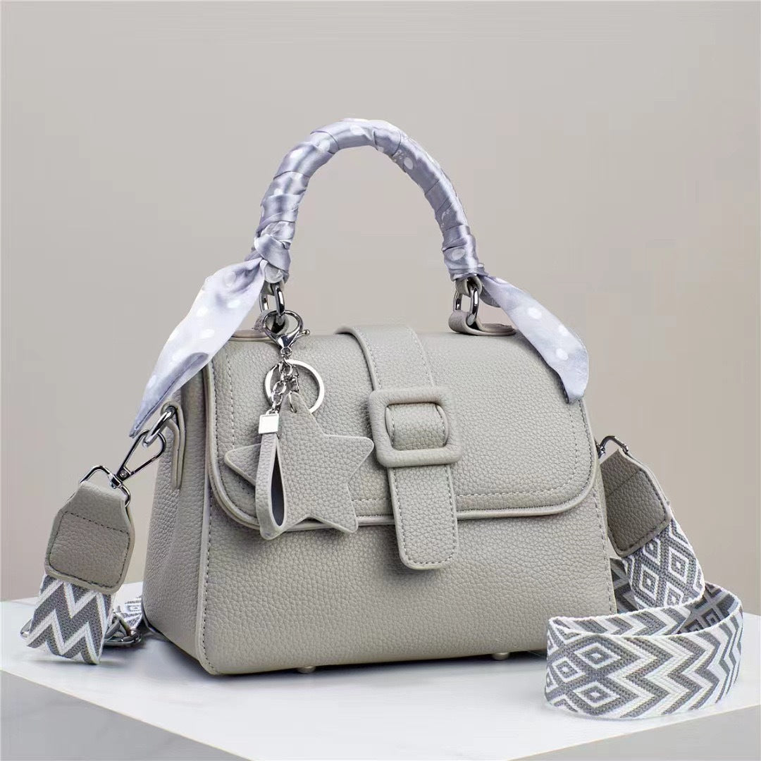 Solid Color Spring And Summer Handbag