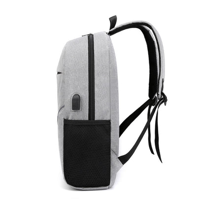 Men's Commuter Schoolbag Men's College Student Men's Large Capacity Oxford