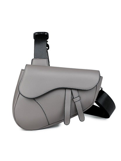 Unisex Saddle Shoulder Crossbody Chest Bag