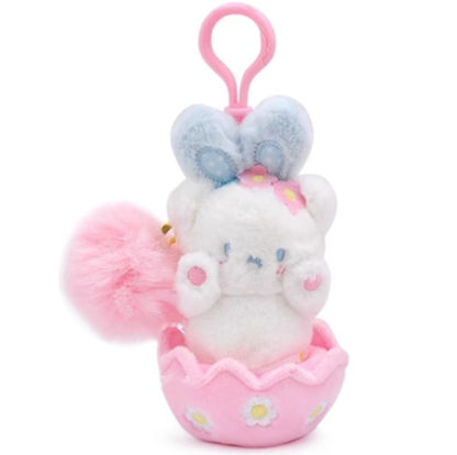 Eggshell Bear Plush Backpack Pendant Doll Toy Key Hanging Buckle Hanging Decoration