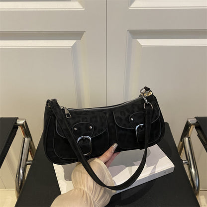 Suede Bag For Women With Large Capacity