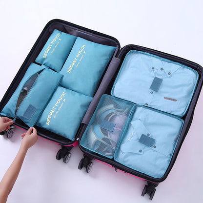 6 Pcs Travel Luggage Storage Bags, Versatile Lightweight Storage Pouch, Dustproof Duffle Bag