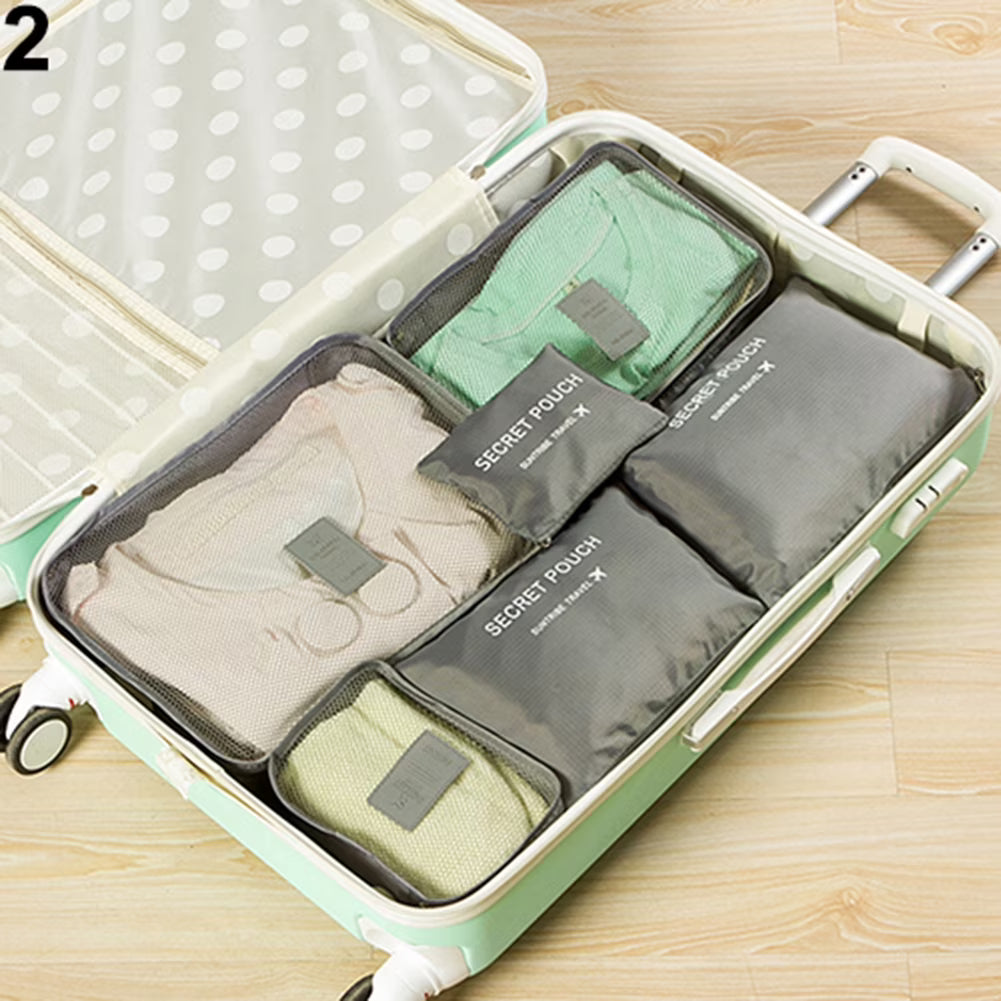 6 Pcs Travel Luggage Storage Bags, Versatile Lightweight Storage Pouch, Dustproof Duffle Bag