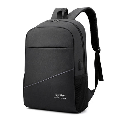 Men's Commuter Schoolbag Men's College Student Men's Large Capacity Oxford