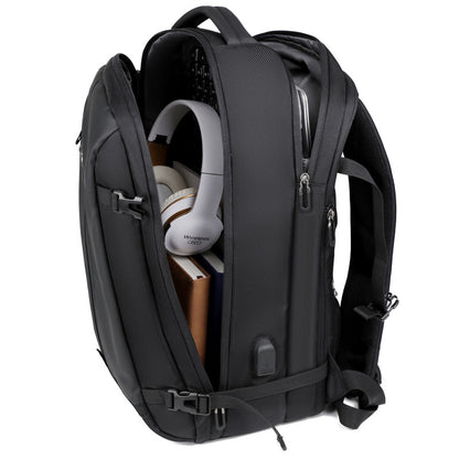 Business Commute Large Capacity Scalable Waterproof Computer Backpack