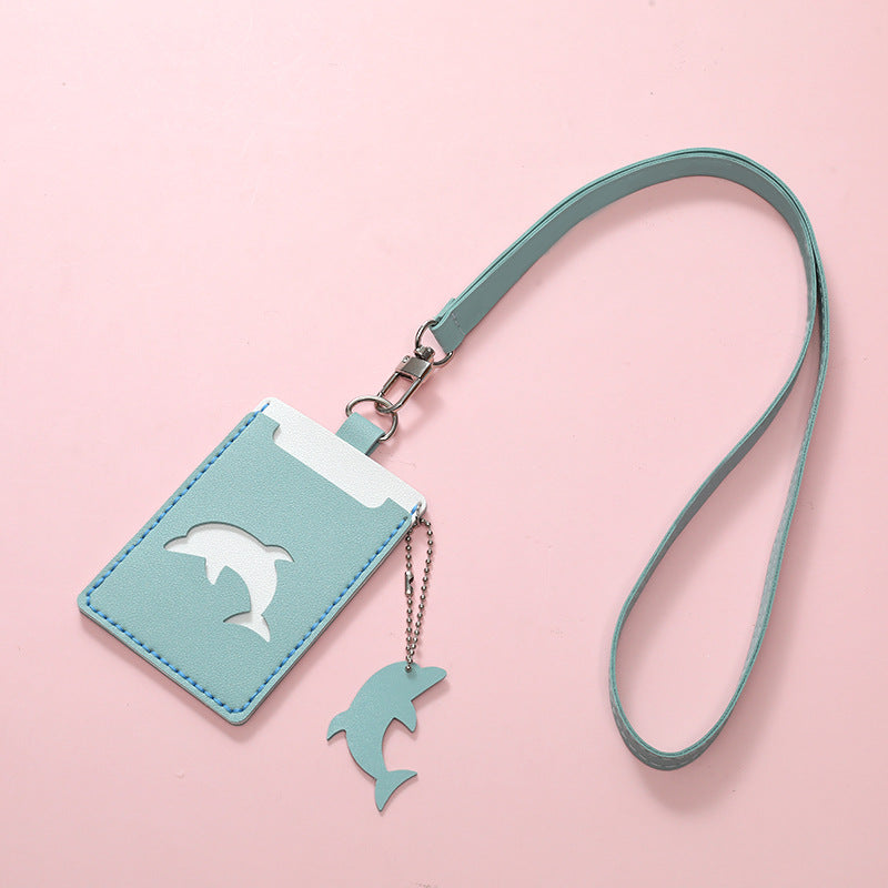 Handmade Diy Cartoon Cute Card Holder Pu