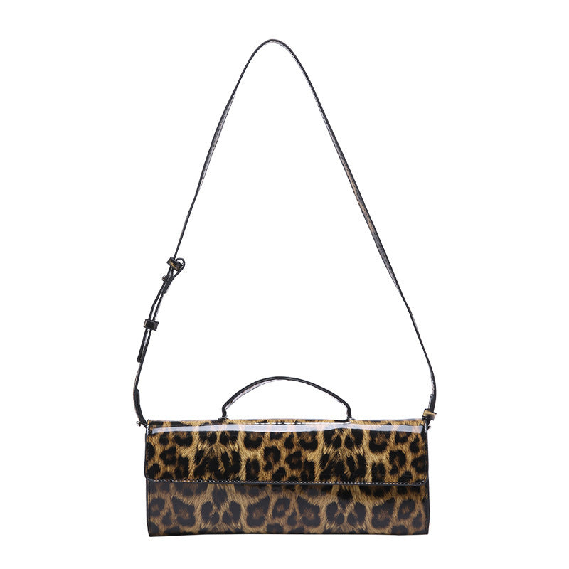 Women's Casual All-match Leopard Print Portable Shoulder Bag