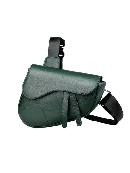 Unisex Saddle Shoulder Crossbody Chest Bag