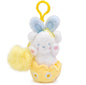Eggshell Bear Plush Backpack Pendant Doll Toy Key Hanging Buckle Hanging Decoration