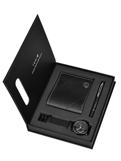 Men's Business Wallet Quartz Watch Set