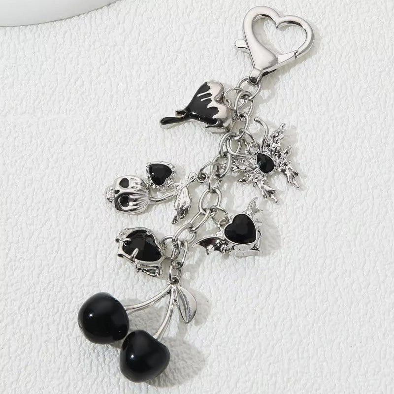 French Ribbon Bowknot Alloy Key Ring