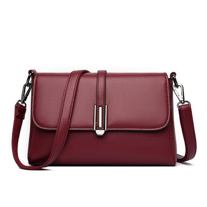 Casual PU Microfiber Leather Single Shoulder Crossbody Bag