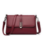 Casual PU Microfiber Leather Single Shoulder Crossbody Bag