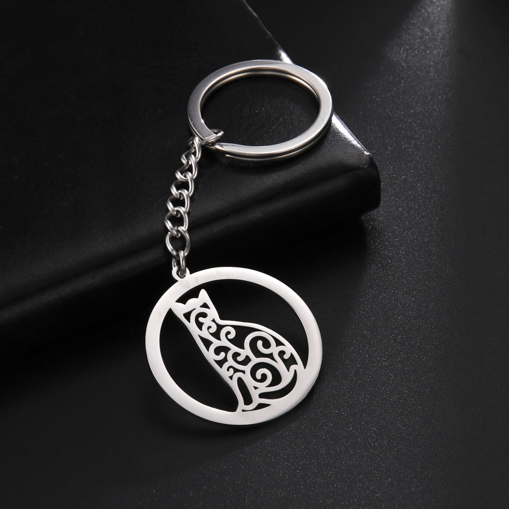 Men's And Women's Stainless Steel Key Chain