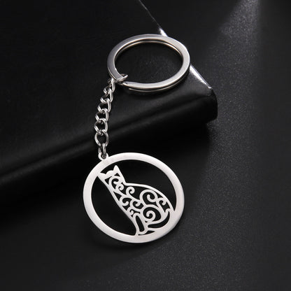 Men's And Women's Stainless Steel Key Chain