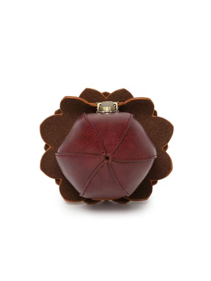 Acorn Shaped Creative Fun And Personality Lipstick Pack Pu Wallet