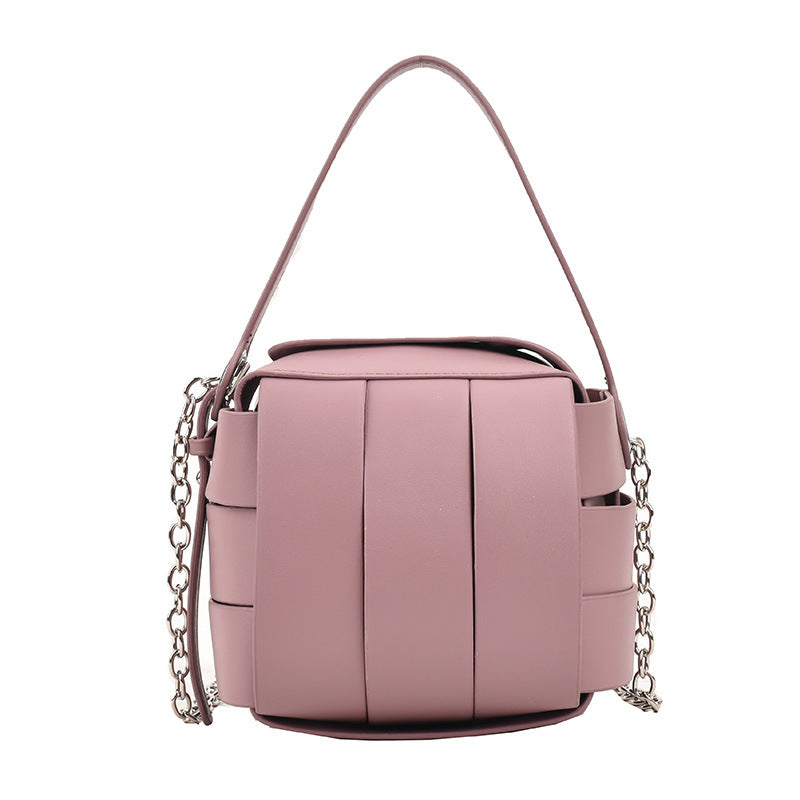 Leather Handbags For Women Vintage Spliced Fashionable