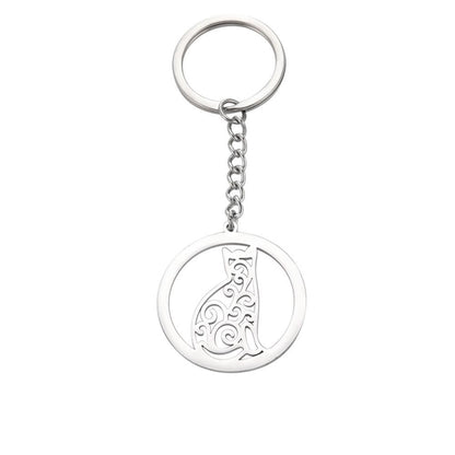 Men's And Women's Stainless Steel Key Chain