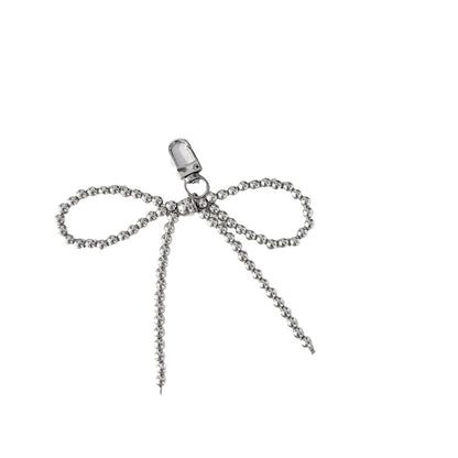 Ins Style Pearl Cute Bow Pearl Bag Pendant