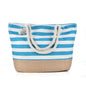 Striped Beach Bag Casual Large Capacity Women Shoulder Bags