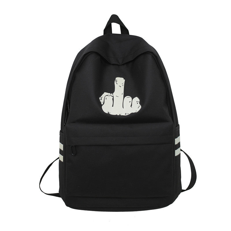Luminous Backpack Men's High-grade Early The Campus Of Middle School