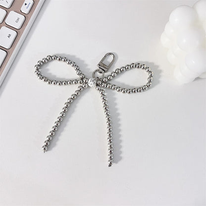 Ins Style Pearl Cute Bow Pearl Bag Pendant